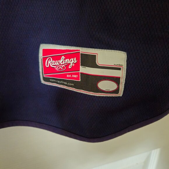 Rawlings Mens Sweatshirt Size Small Blue Team Issue NCAA MP 9 Gold Embroidered - Picture 3 of 8